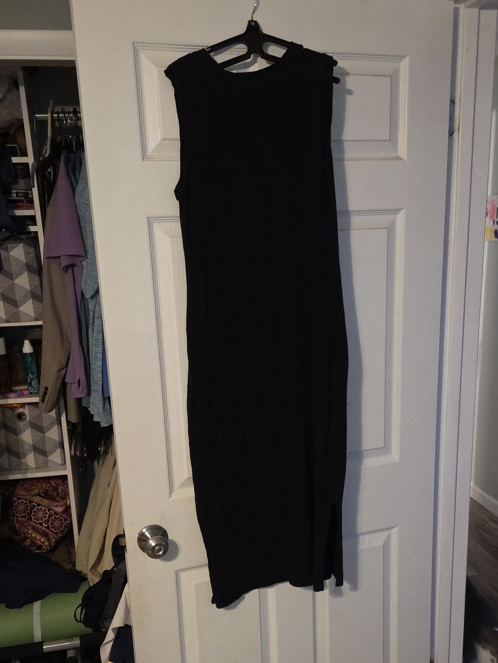 Universal Thread Black Sleeveless Maxi Dress